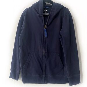 Primary Kids Zipper Navy Hooded Jacket Sz 6-7